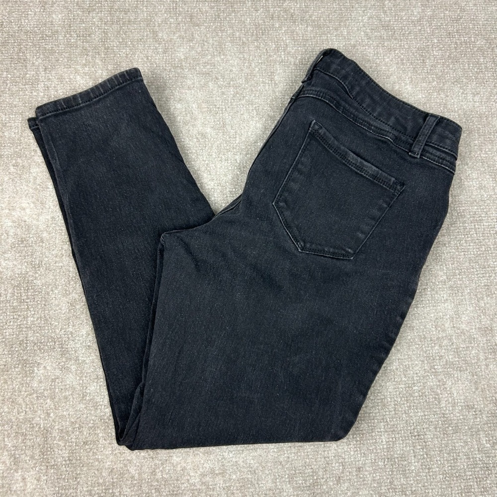 AG Denim Jeans Womens 12P Black Cotton Super Stretch Y2K Streetwear Skinny Leg